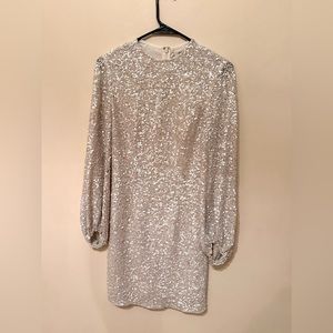 BHLDN Goldie Long Sleeve Dress. Vegas Wedding, Elopment, Reception Dress.